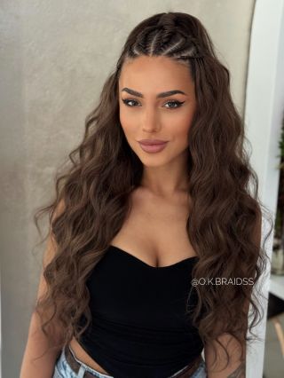OMG ! 🤤🔥 Účes Beyoncé 🤩 použila som kanekalon Manasi odtieň BROWN 139 🤞 vlny ktoré nespadnú ! 👌 #kanekalon #hair #omg...