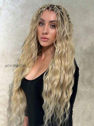 ✨ NOVINKA – BOHO BRAIDS ✨ 😍 Milujem tento štýl! Začiatok tvorí jemné afro copíky zapletené len do dĺžky prirodzených...